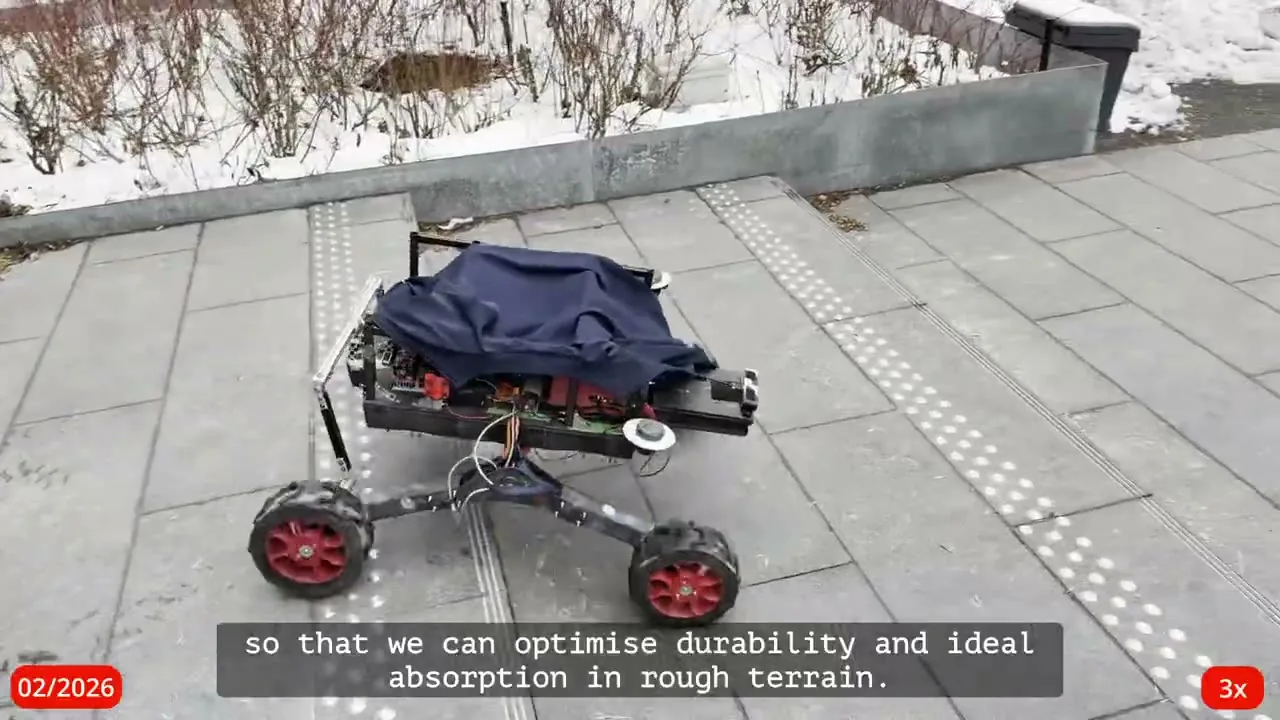 RSX on campus pavement in the 2026 review film