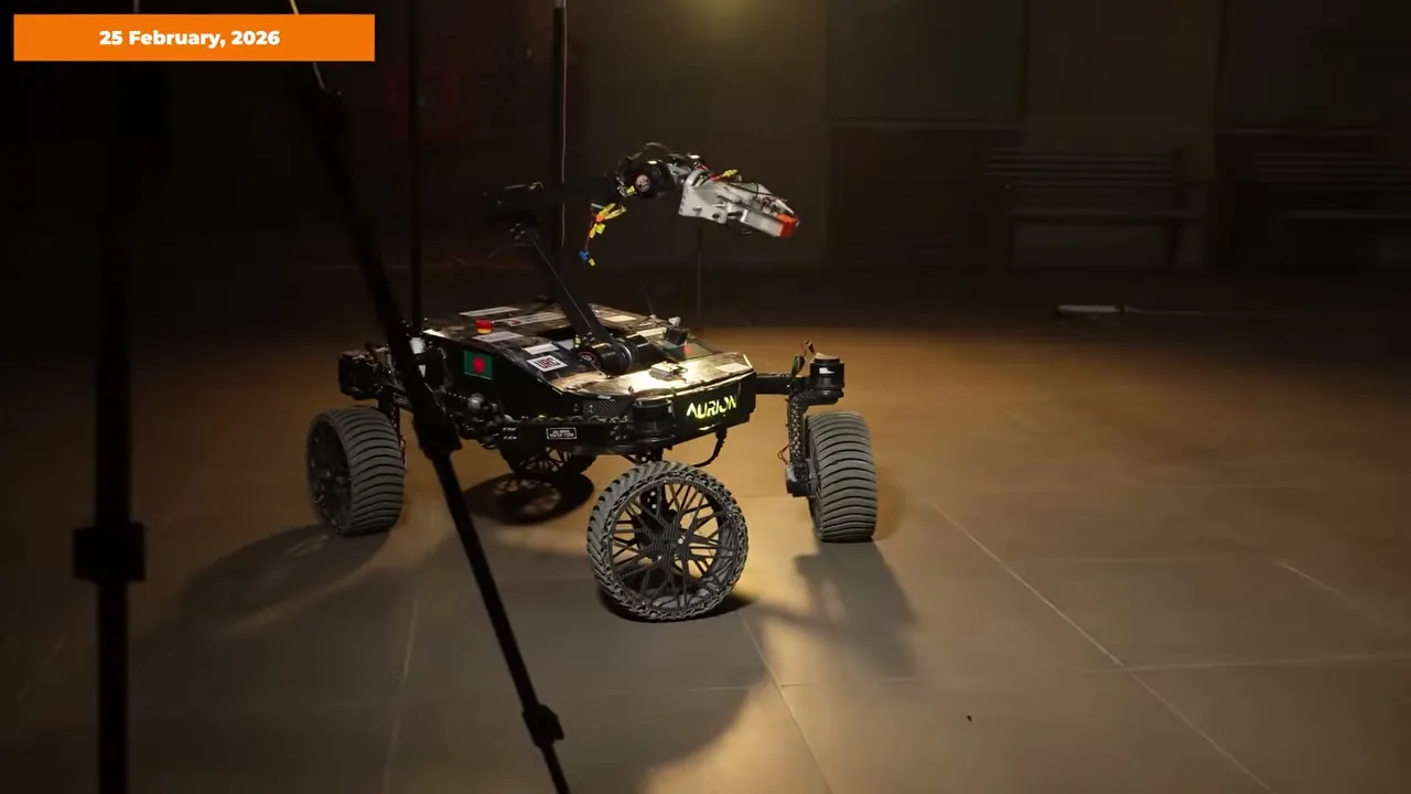 AURION in 2026 with four wheels on side rockers and a flat carbon-fibre deck